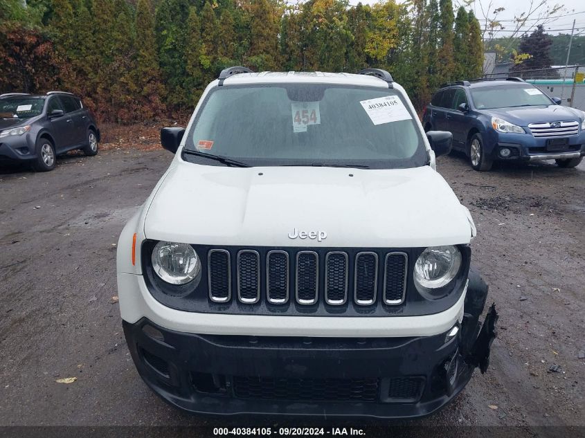 ZACCJBAB4HPF37501 2017 Jeep Renegade Sport 4X4