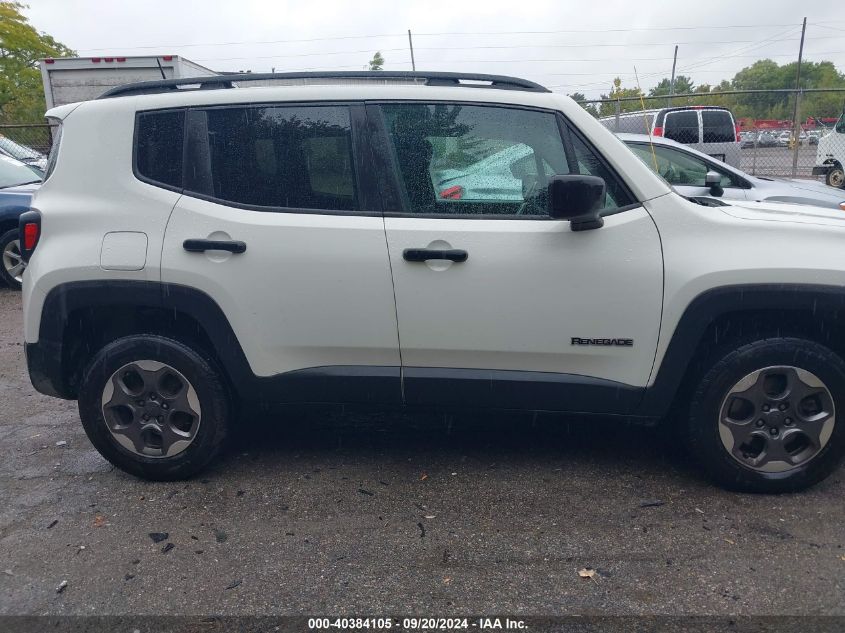 2017 Jeep Renegade Sport 4X4 VIN: ZACCJBAB4HPF37501 Lot: 40384105