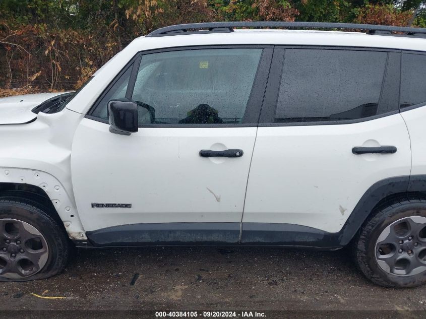ZACCJBAB4HPF37501 2017 Jeep Renegade Sport 4X4
