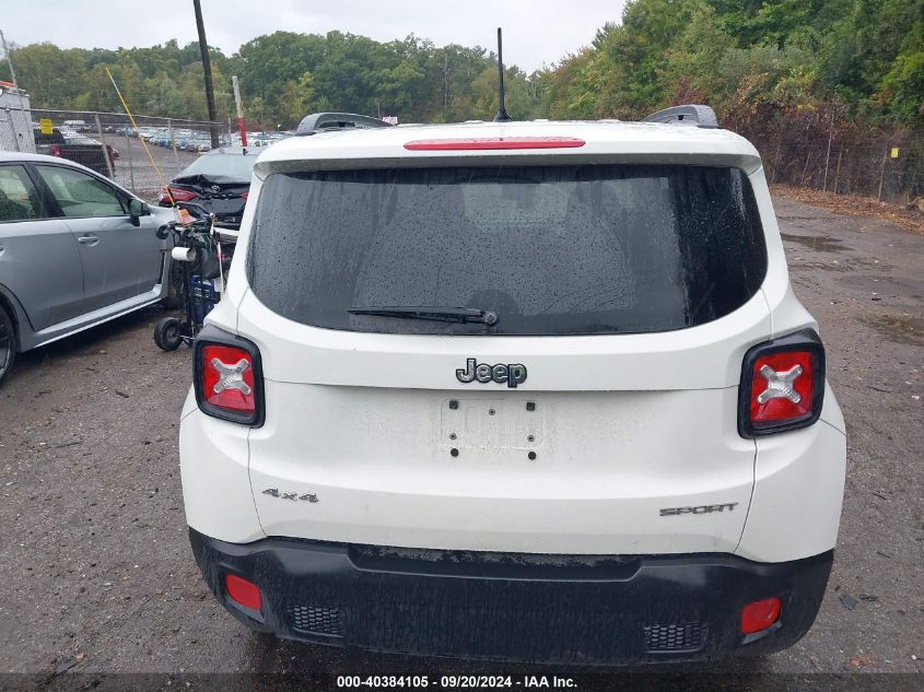 ZACCJBAB4HPF37501 2017 Jeep Renegade Sport 4X4