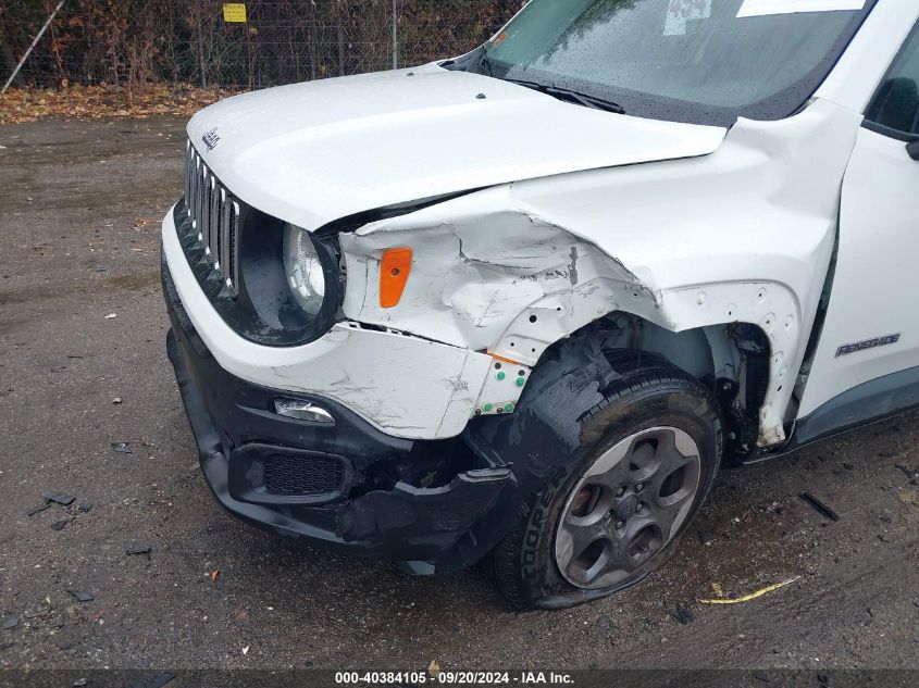 ZACCJBAB4HPF37501 2017 Jeep Renegade Sport 4X4