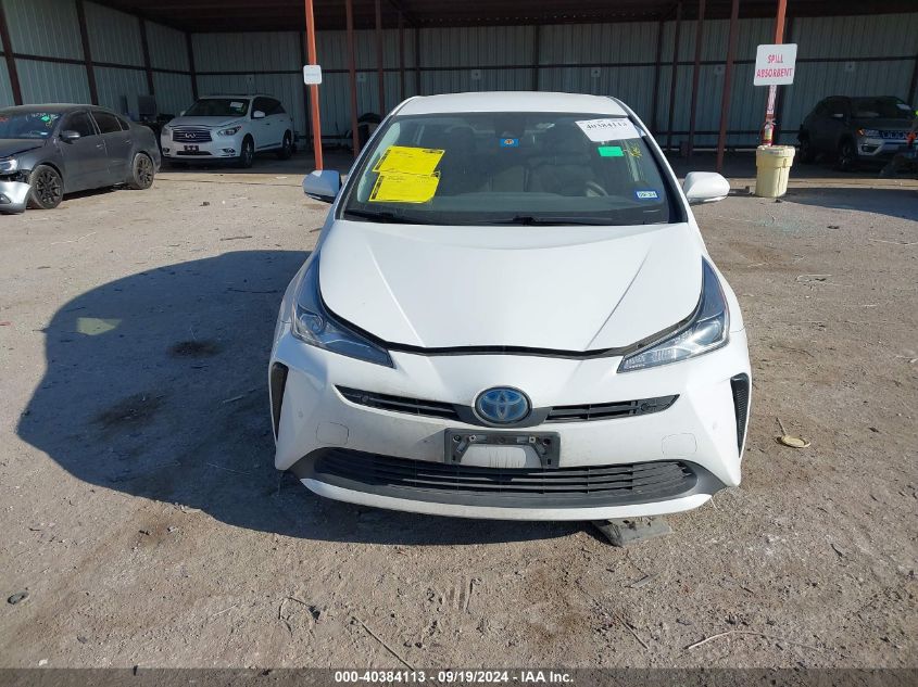 2020 Toyota Prius Le VIN: JTDKARFU4L3109083 Lot: 40384113