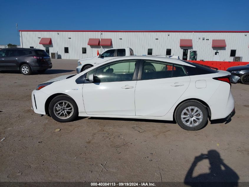 2020 Toyota Prius Le VIN: JTDKARFU4L3109083 Lot: 40384113