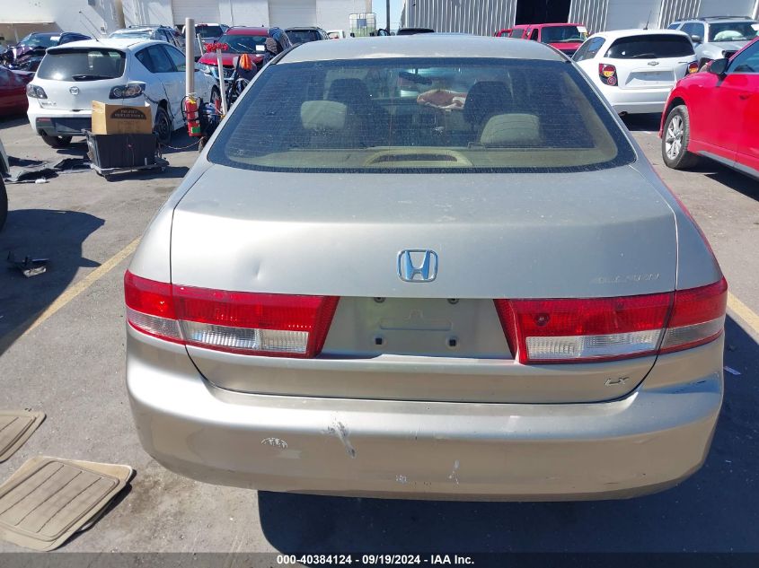 2003 Honda Accord 2.4 Lx VIN: JHMCM56393C051966 Lot: 40384124