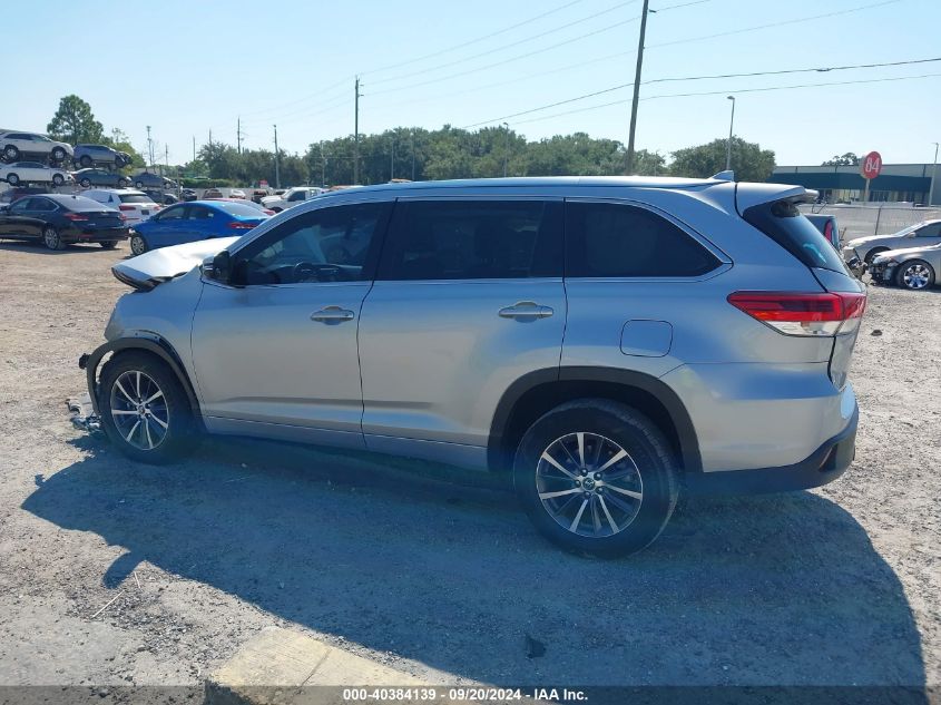 2018 Toyota Highlander Xle VIN: 5TDKZRFH0JS533769 Lot: 40384139