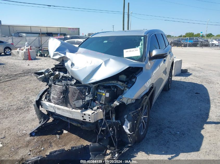 2018 Toyota Highlander Xle VIN: 5TDKZRFH0JS533769 Lot: 40384139