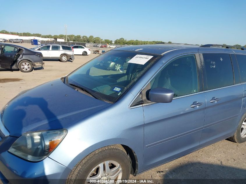 2007 Honda Odyssey Ex-L VIN: 5FNRL387X7B044326 Lot: 40384180