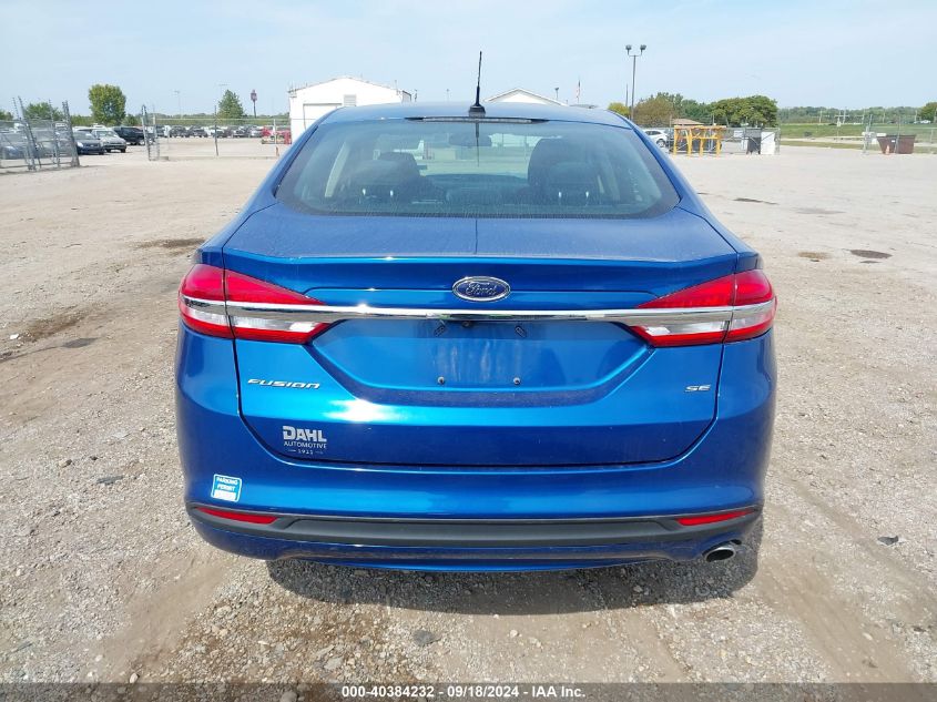 2017 Ford Fusion Se VIN: 3FA6P0H78HR195208 Lot: 40384232