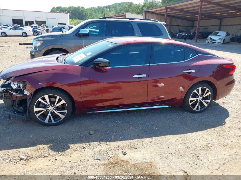 2017 Nissan Maxima 3.5 S VIN: 1N4AA6AP0HC381560 Lot: 40384233