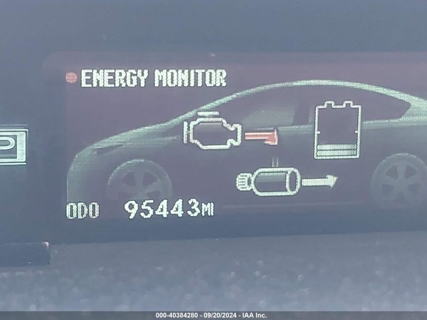 2013 Toyota Prius Three Se VIN: JTDKN3DU0D5582909 Lot: 40384280