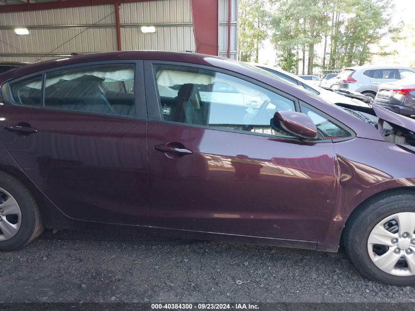 2017 Kia Forte Lx VIN: 3KPFL4A78HE145665 Lot: 40384300