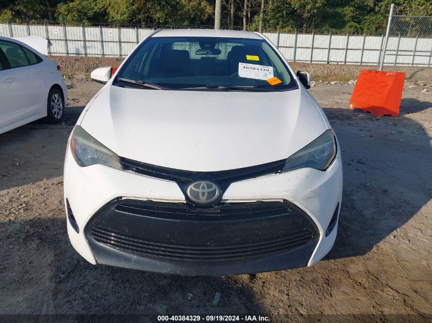 2017 Toyota Corolla Le VIN: 5YFBURHE9HP692780 Lot: 40384329