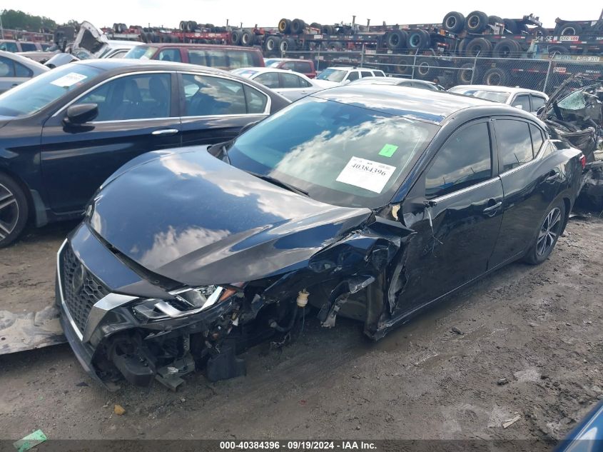 2020 Nissan Sentra Sv Xtronic Cvt VIN: 3N1AB8CV6LY293646 Lot: 40384396