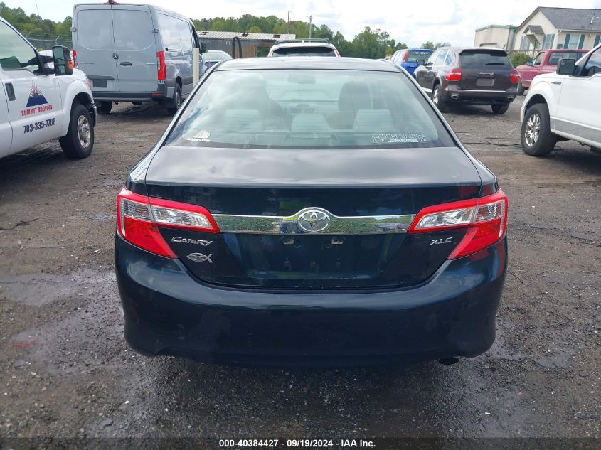 2012 Toyota Camry Xle VIN: 4T1BF1FK2CU018644 Lot: 40384427