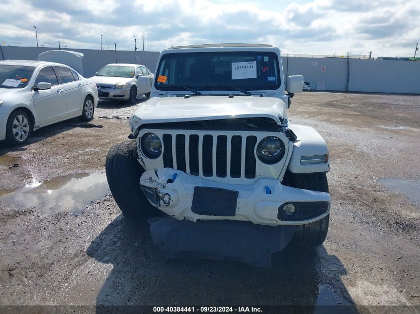 2021 Jeep Wrangler 4Xe Unlimited High Altitude 4X4 VIN: 1C4JJXP6XMW771394 Lot: 40384441