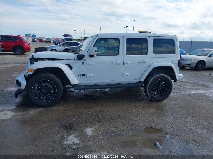 2021 Jeep Wrangler 4Xe Unlimited High Altitude 4X4 VIN: 1C4JJXP6XMW771394 Lot: 40384441