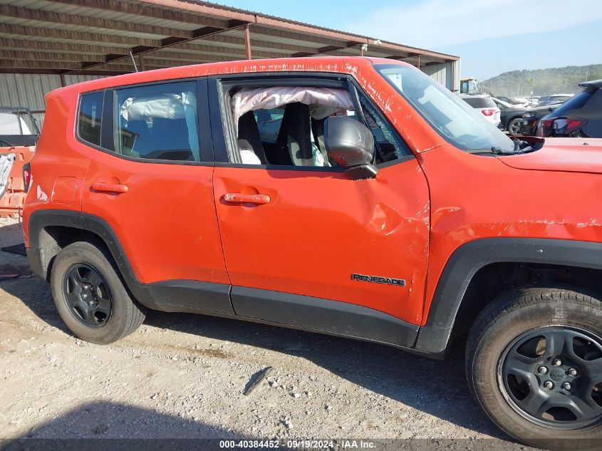 2016 Jeep Renegade Sport VIN: ZACCJBAT5GPE09582 Lot: 40384452