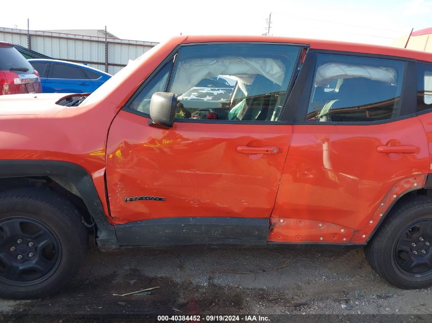 2016 Jeep Renegade Sport VIN: ZACCJBAT5GPE09582 Lot: 40384452