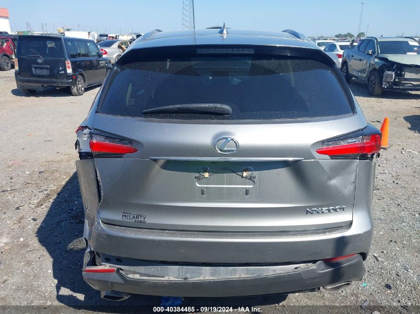 2017 Lexus Nx 200T VIN: JTJYARBZ4H2076737 Lot: 40384485