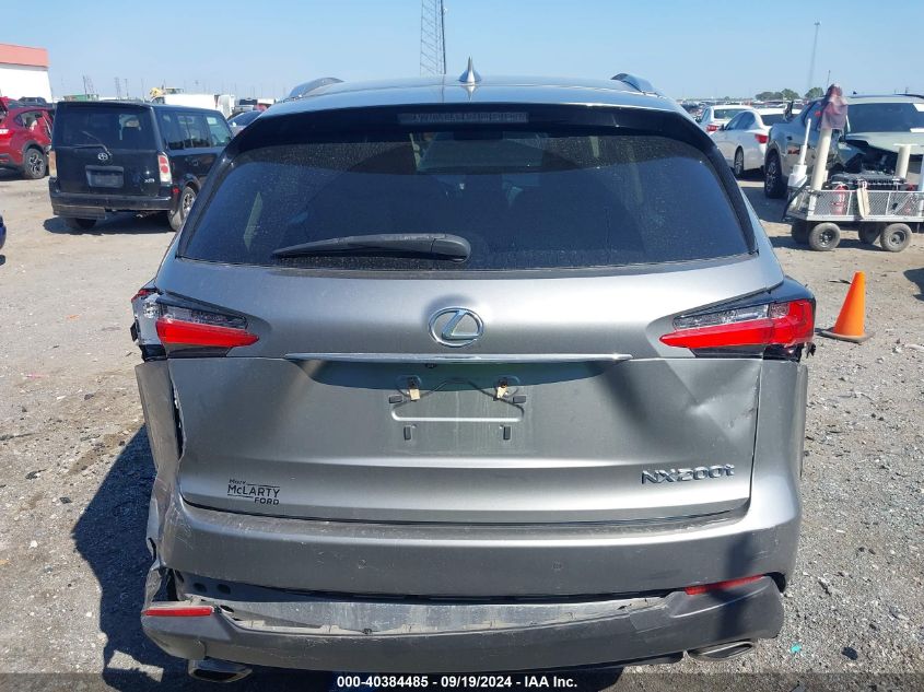 2017 Lexus Nx 200T VIN: JTJYARBZ4H2076737 Lot: 40384485