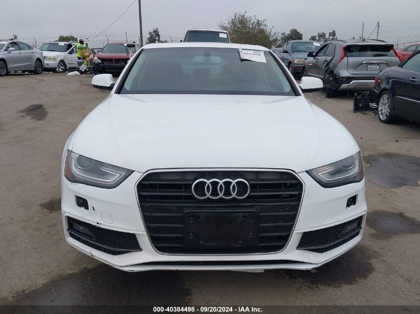 2015 Audi A4 2.0T Premium VIN: WAUAFAFL9FN013333 Lot: 40384498