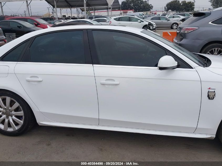 2015 Audi A4 2.0T Premium VIN: WAUAFAFL9FN013333 Lot: 40384498