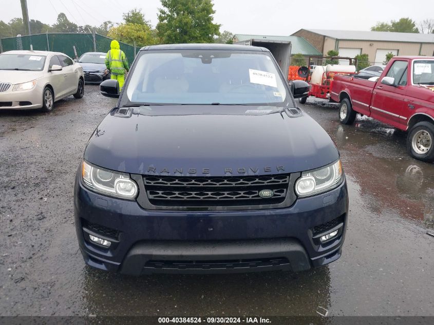 2017 Land Rover Sport 3.0L V6 Supercharged Hse Dynamic VIN: SALWV2FV8HA179512 Lot: 40384524