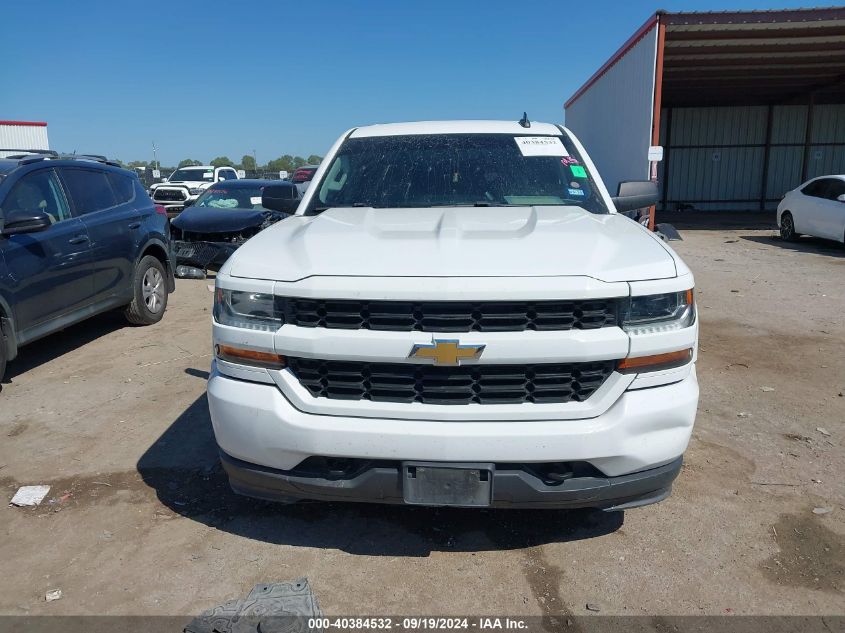 2018 Chevrolet Silverado 1500 Custom VIN: 3GCPCPEC5JG205618 Lot: 40384532