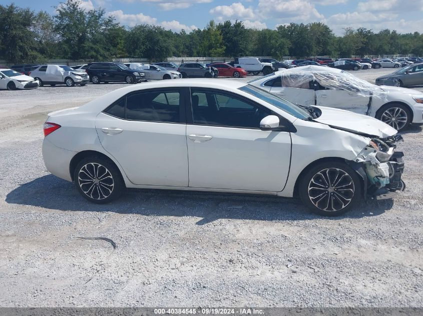 2015 Toyota Corolla S Plus VIN: 5YFBURHEXFP305859 Lot: 40384545