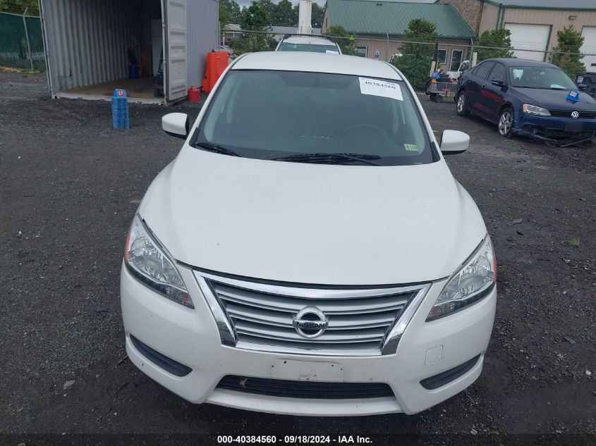 2013 Nissan Sentra S VIN: 3N1AB7AP3DL763029 Lot: 40384560