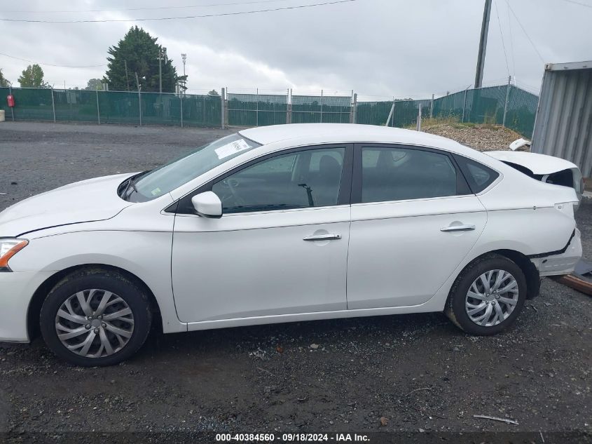 2013 Nissan Sentra S VIN: 3N1AB7AP3DL763029 Lot: 40384560