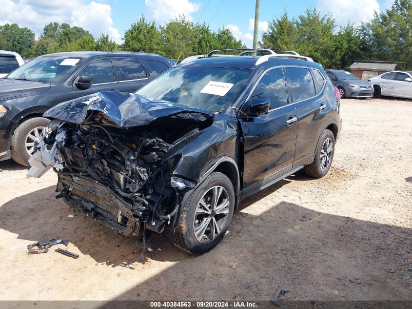 2019 Nissan Rogue Sv VIN: JN8AT2MV0KW383164 Lot: 40384563