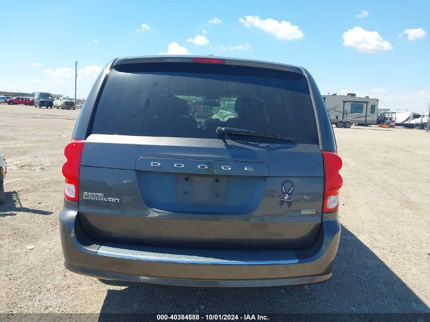 2016 Dodge Grand Caravan Se VIN: 2C4RDGBG5GR209720 Lot: 40384588