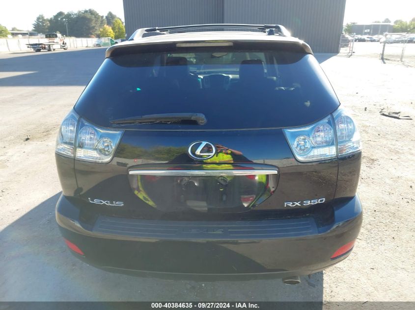 2009 Lexus Rx 350 350 VIN: JTJHK31U692057849 Lot: 40384635