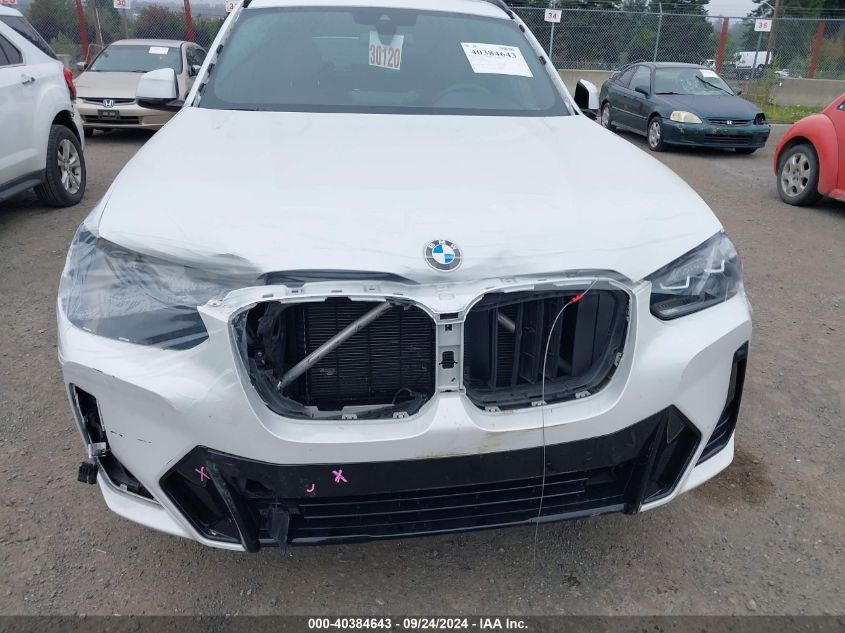 2022 BMW X3 xDrive30I VIN: 5UX53DP06N9N25401 Lot: 40384643