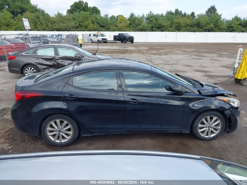 2014 Hyundai Elantra Se VIN: KMHDH4AE0EU088619 Lot: 40384652