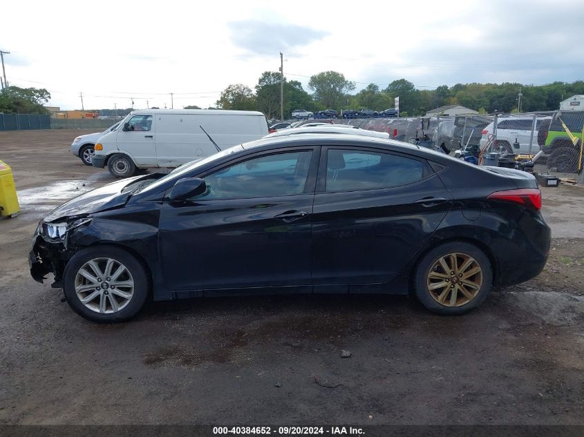 2014 Hyundai Elantra Se VIN: KMHDH4AE0EU088619 Lot: 40384652