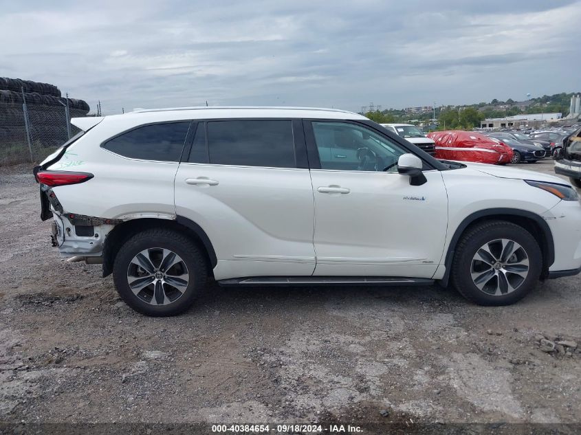 2021 TOYOTA HIGHLANDER HYBRID XLE - 5TDGBRCH9MS052731