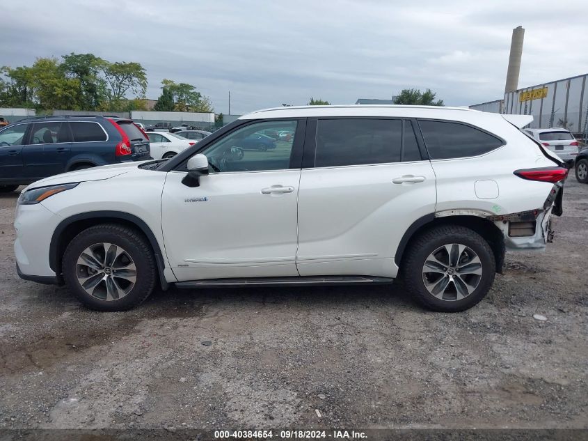 2021 TOYOTA HIGHLANDER HYBRID XLE - 5TDGBRCH9MS052731