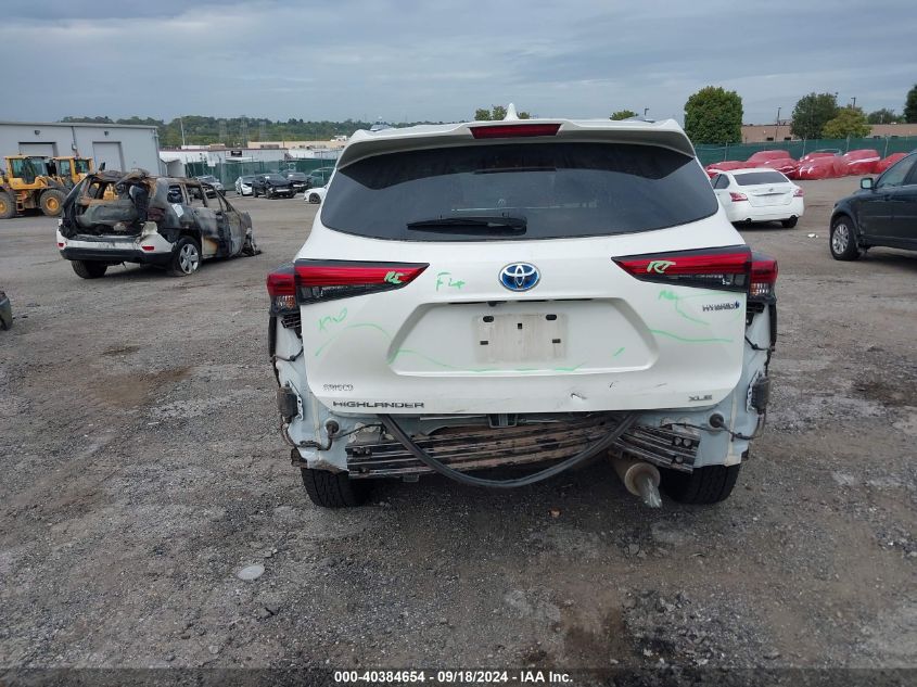 2021 TOYOTA HIGHLANDER HYBRID XLE - 5TDGBRCH9MS052731