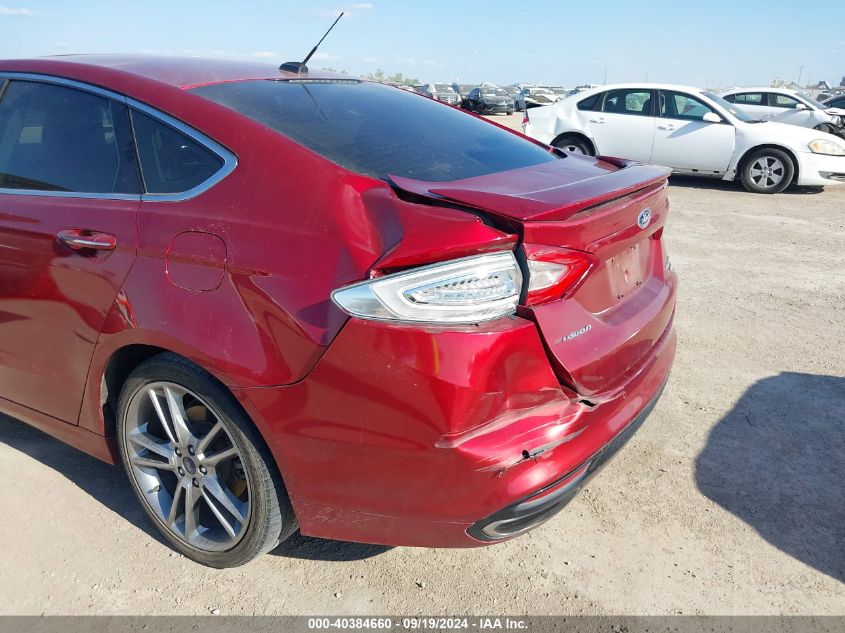 2013 FORD FUSION TITANIUM - 3FA6P0K96DR141457