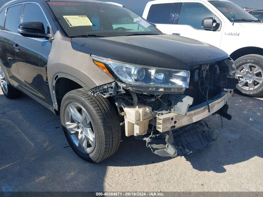 2017 Toyota Highlander Limited VIN: 5TDYZRFH3HS190671 Lot: 40384671