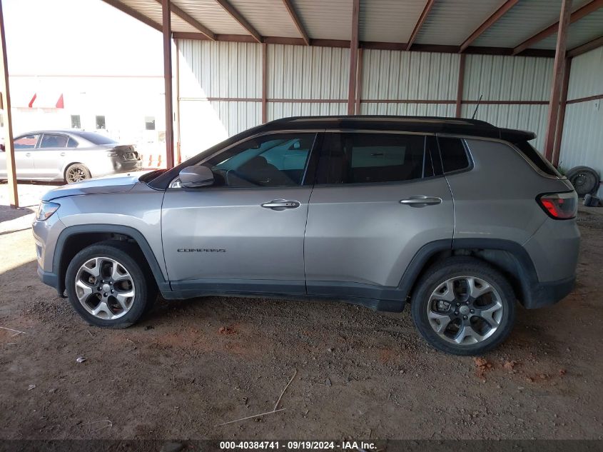 2018 Jeep Compass Limited 4X4 VIN: 3C4NJDCB7JT299255 Lot: 40384741