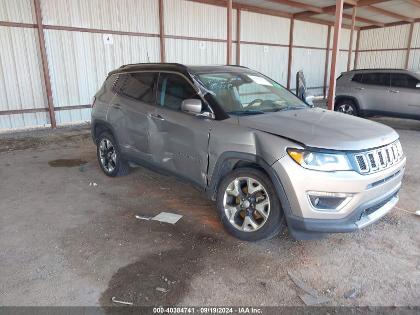 2018 Jeep Compass Limited 4X4 VIN: 3C4NJDCB7JT299255 Lot: 40384741