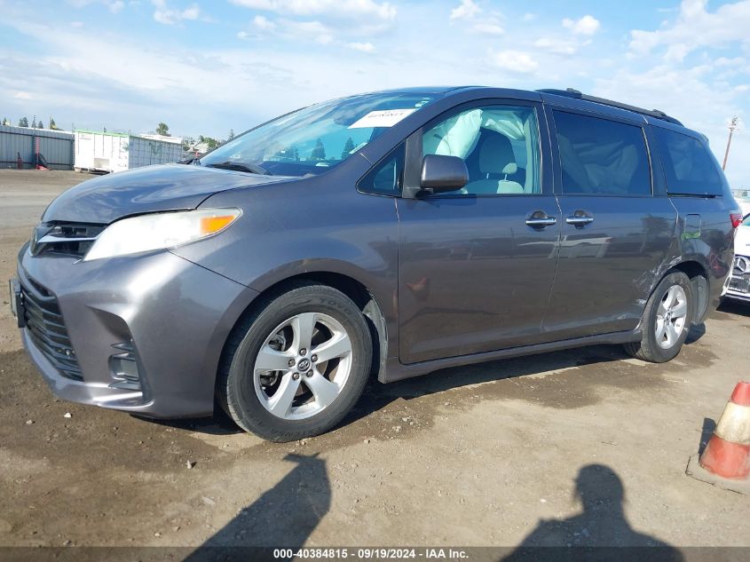 2020 Toyota Sienna Le VIN: 5TDKZ3DC1LS033000 Lot: 40384815