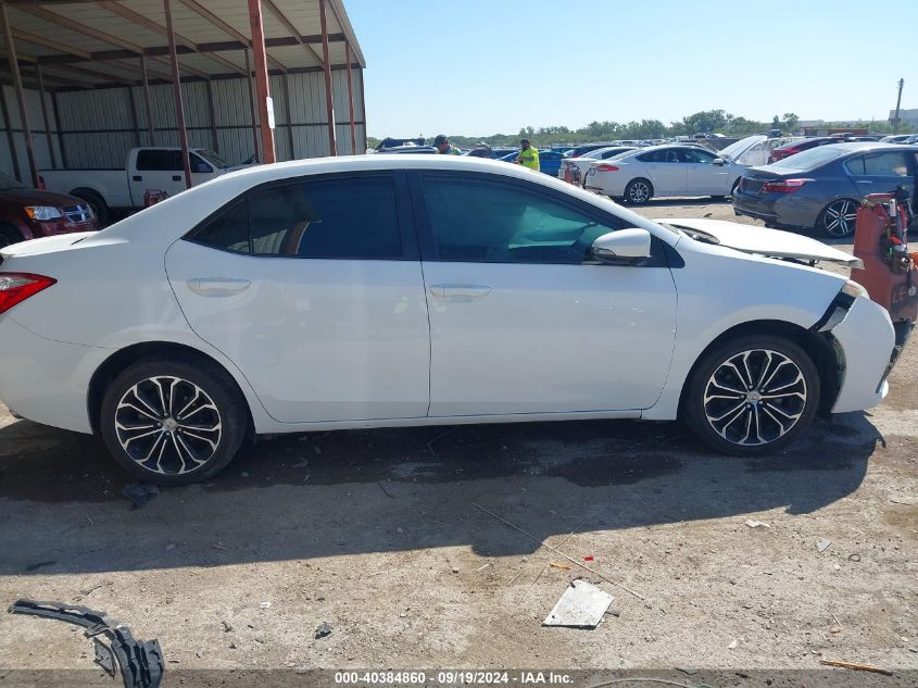 2015 Toyota Corolla S Plus VIN: 2T1BURHE1FC240190 Lot: 40384860