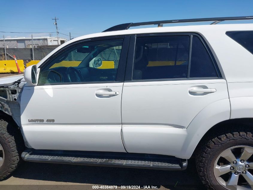 2007 Toyota 4Runner Limited V8 VIN: JTEBT17R970065512 Lot: 40384879