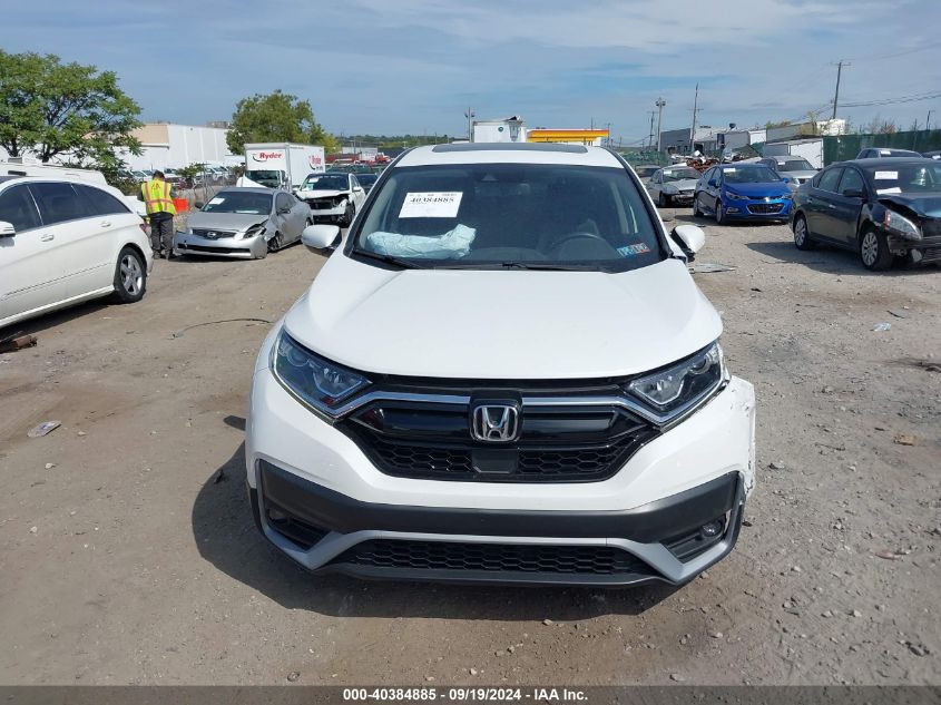 2021 Honda Cr-V Awd Ex-L VIN: 5J6RW2H82ML018851 Lot: 40384885