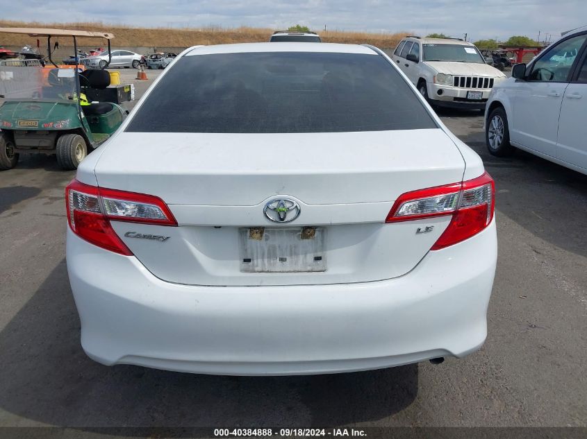 2014 Toyota Camry Le VIN: 4T4BF1FK8ER390191 Lot: 40384888