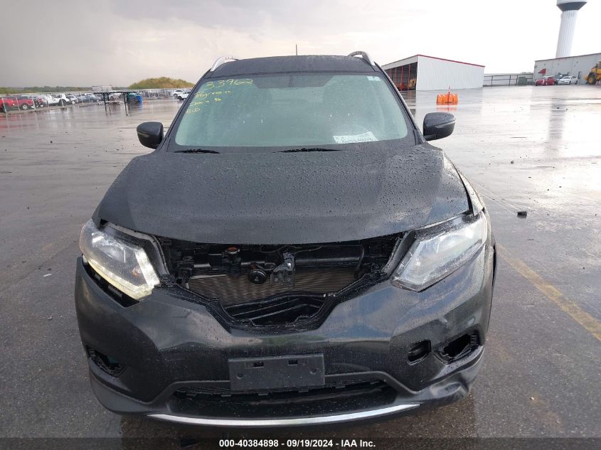 2016 Nissan Rogue Sv VIN: KNMAT2MV7GP724668 Lot: 40384898